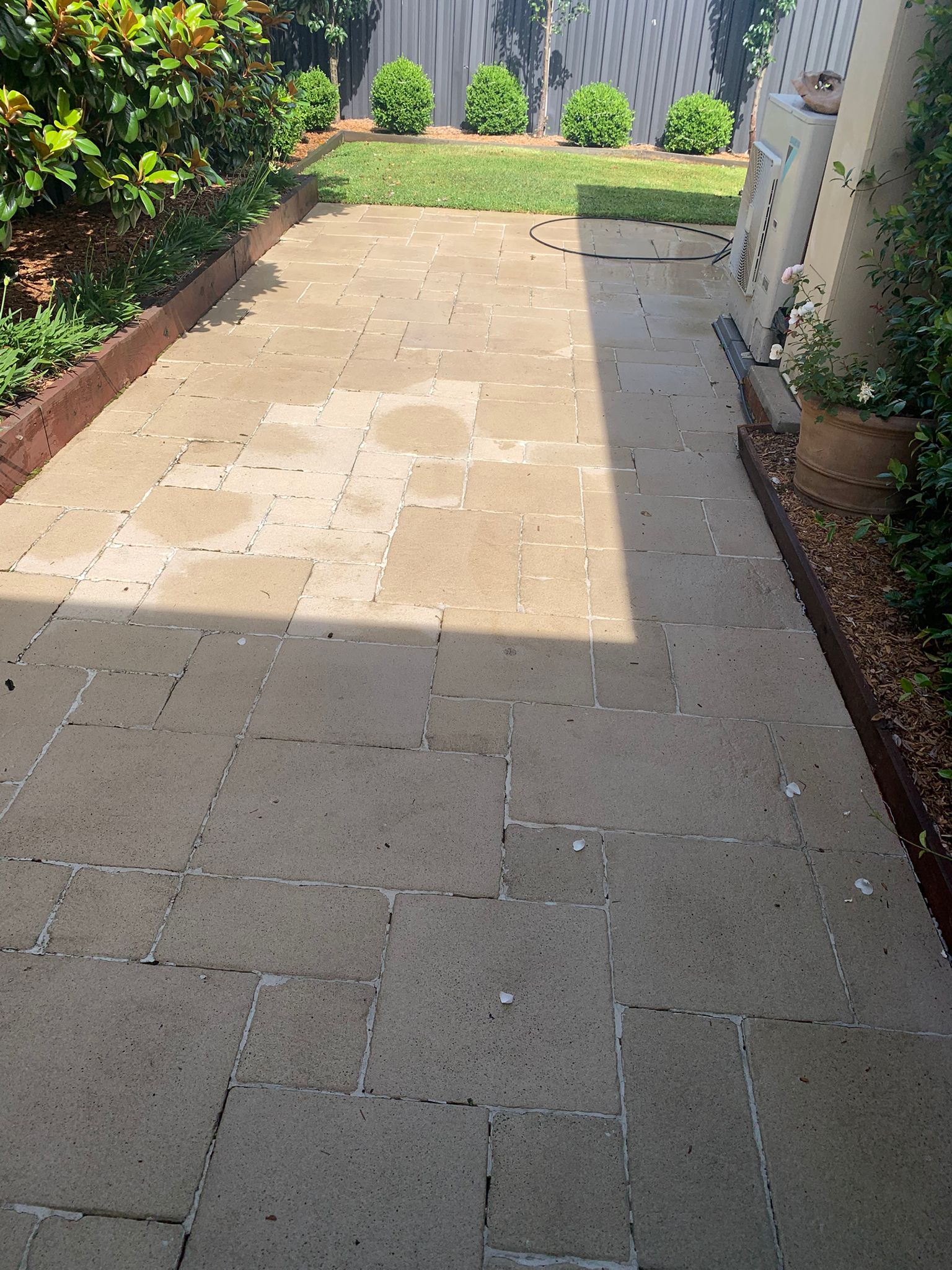 Garden maintenance work