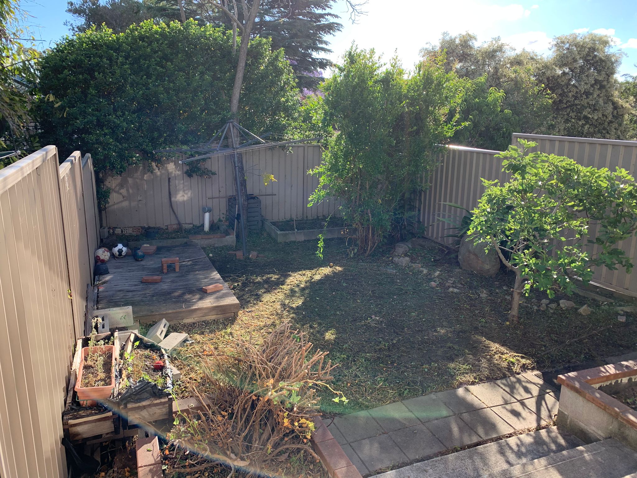 Garden maintenance work