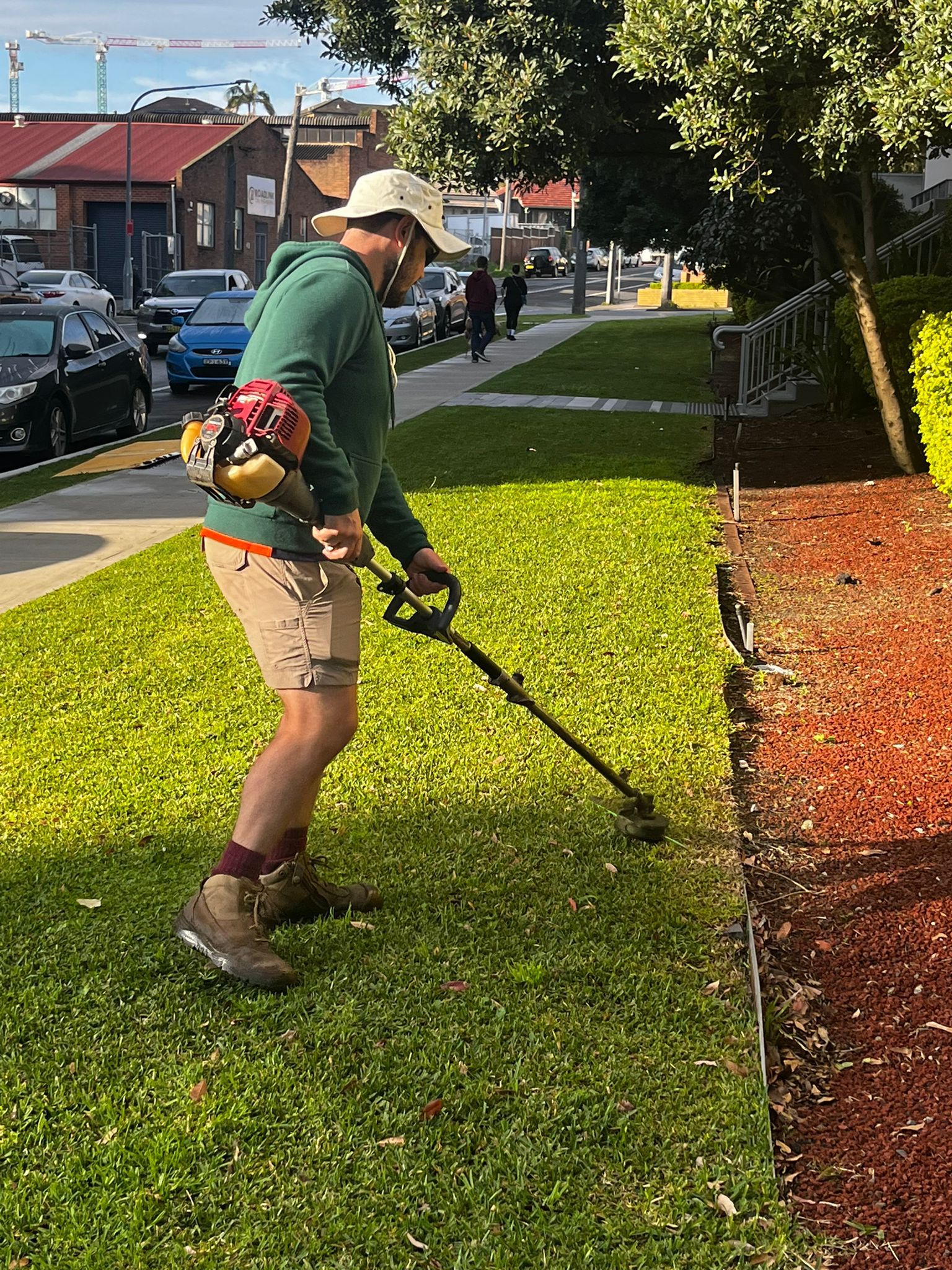 Garden maintenance work