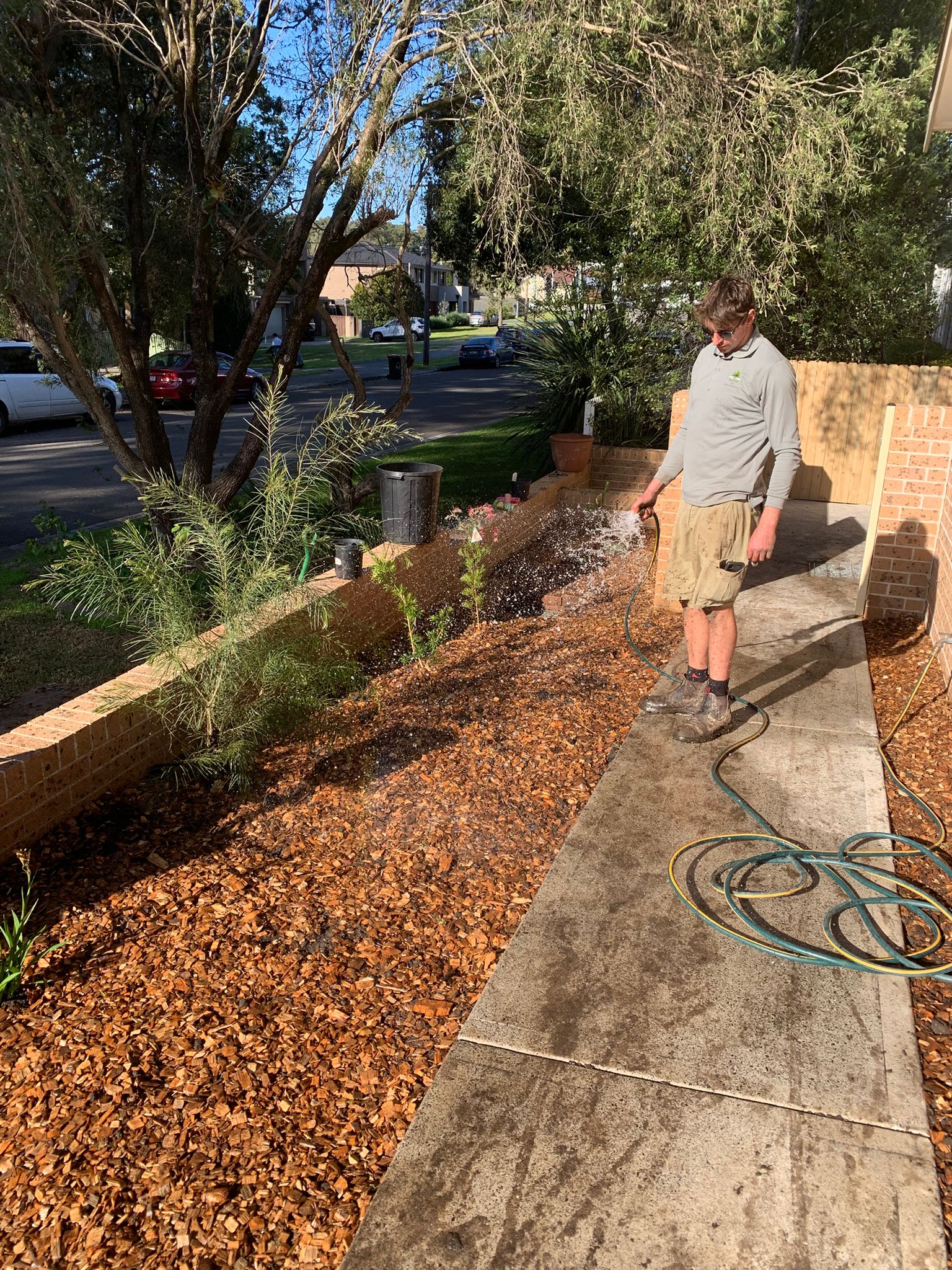 Garden maintenance work