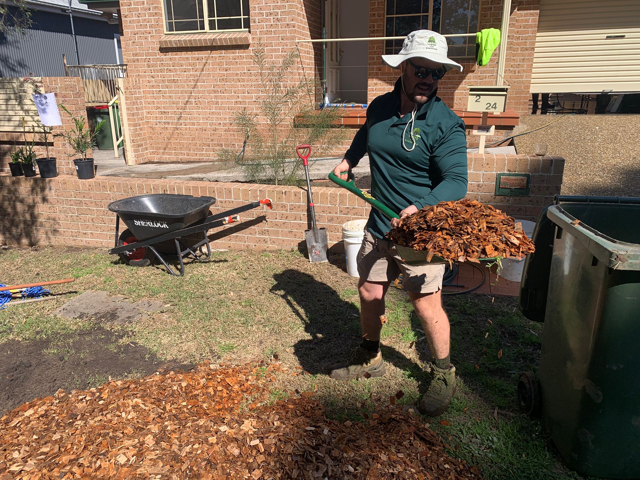 Garden maintenance work