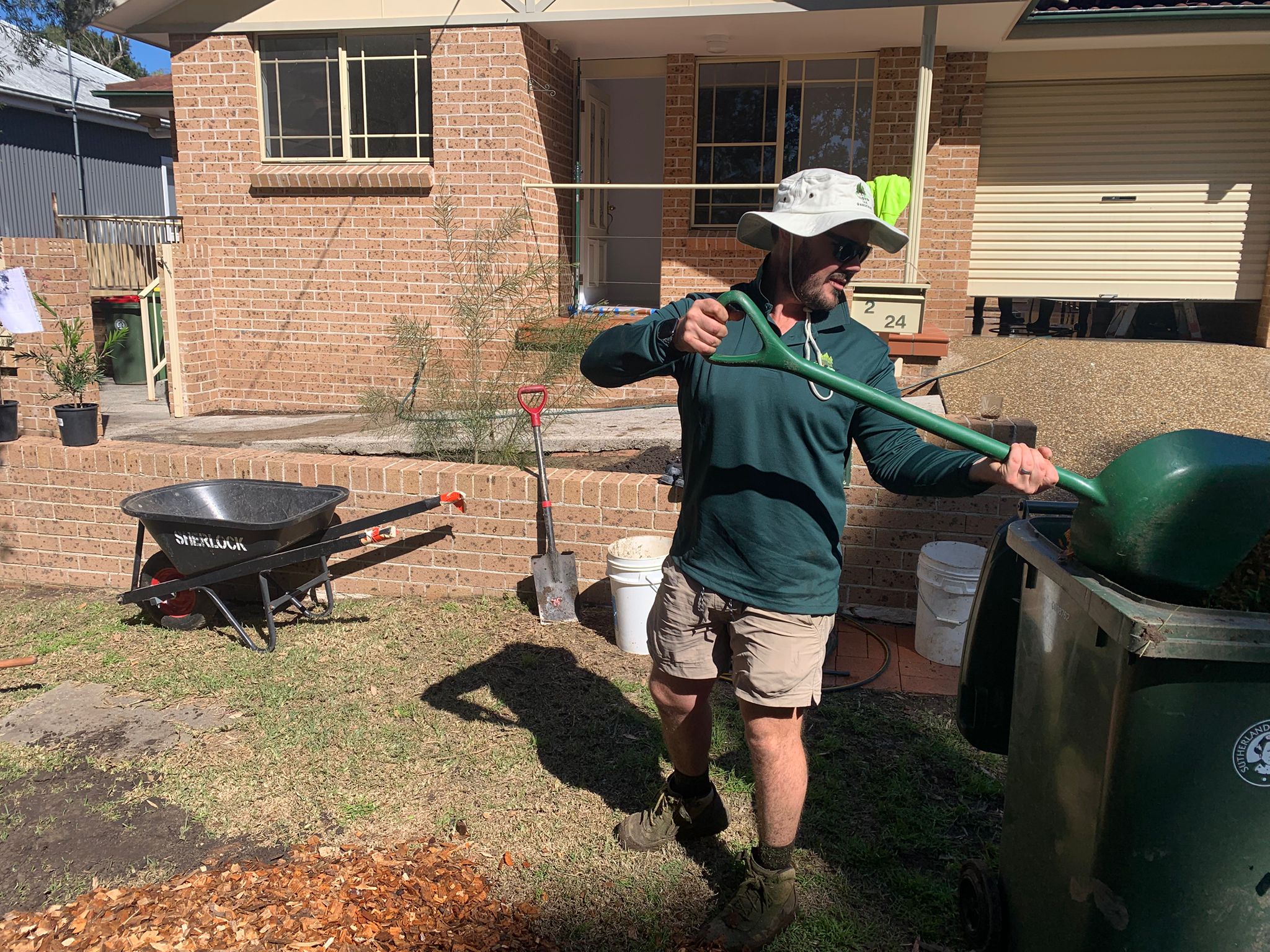 Garden maintenance work